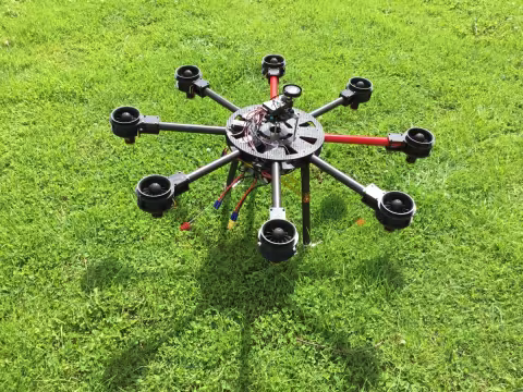 World first EDF based Octococopter/Drone/UAV